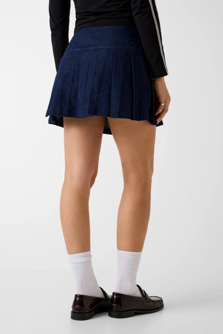 Guess GJ Pileli Kadın Mavi Etek W6RD38D6551-D4IR