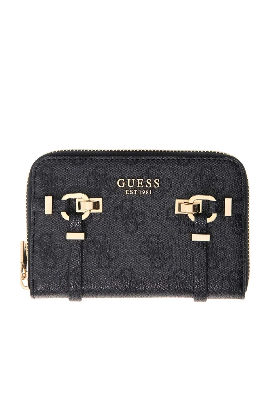 Guess Leona Logolu Orta Boy Fermuarlı Kadın Antrasit Cüzdan SWSG9917140-CLO