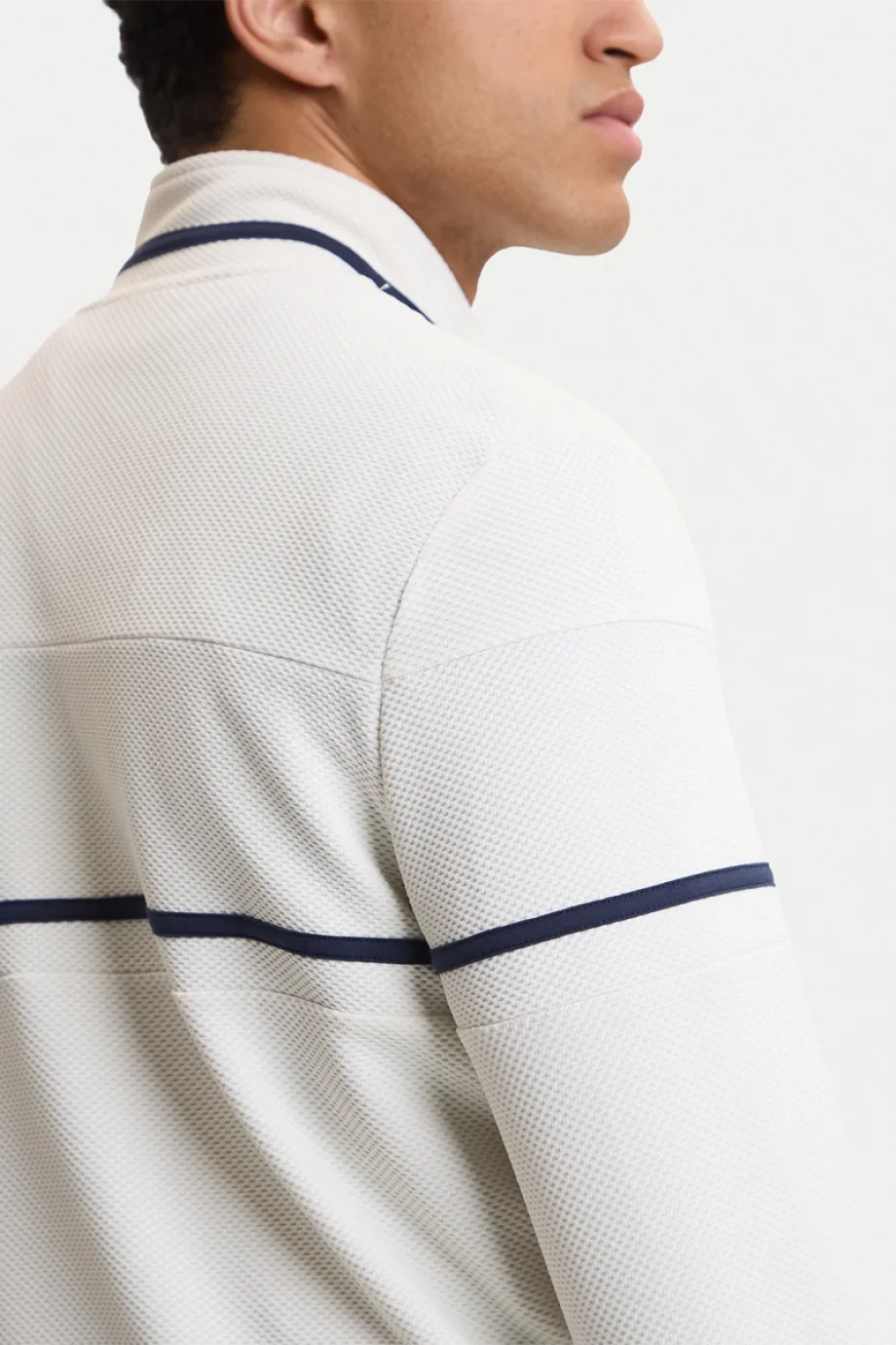 Guess Spiros Tam Fermuarlı Erkek Beyaz Sweatshirt Z6GQ29K3212-G018