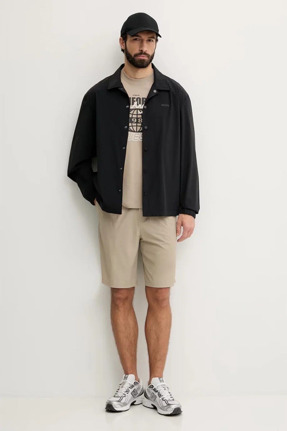 Guess Ottavio Erkek Siyah Gömlek Z6GH01W2357-JBLK