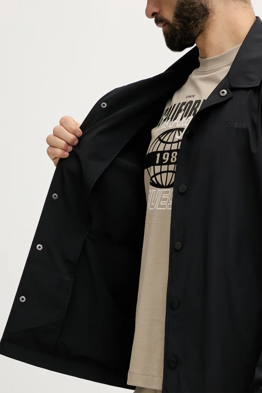 Guess Ottavio Erkek Siyah Gömlek Z6GH01W2357-JBLK