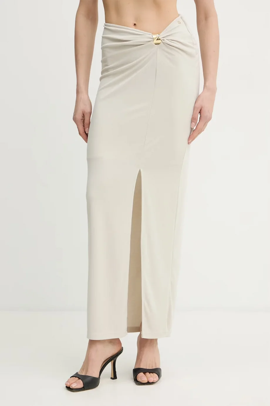 Guess Brigitte Midi Kadın Krem Etek W6GD15K2936-A115