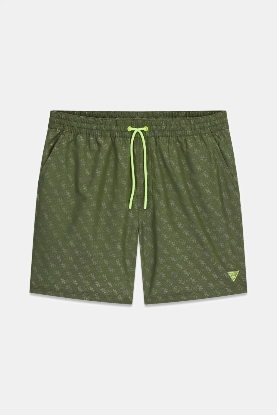 Guess New 4G Logolu Orta Boy Erkek Yeşil Mayo F6GT26WG2A2-P8GV