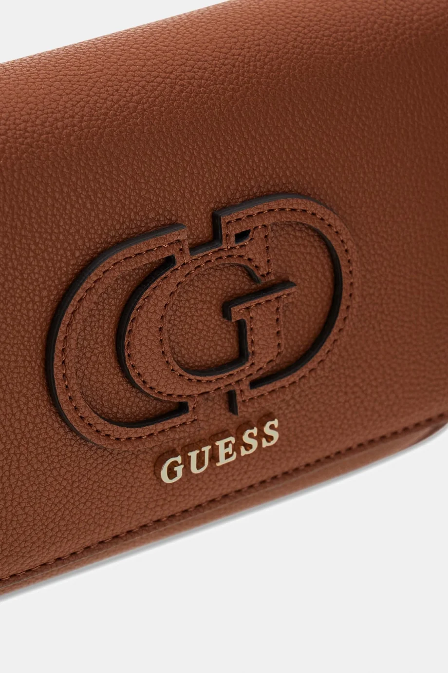 Guess Isola Dönüştürülebilir Kapaklı Çapraz Askılı Kadın Kahverengi Omuz Çantası HWBG9905210-COG