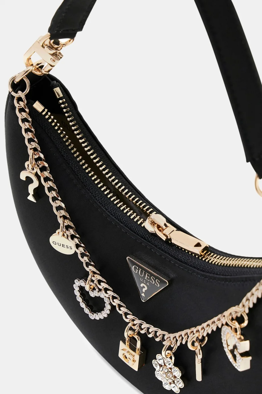 Guess Tasmin Mini Kadın Siyah Omuz Çantası HWES9931720-BLA