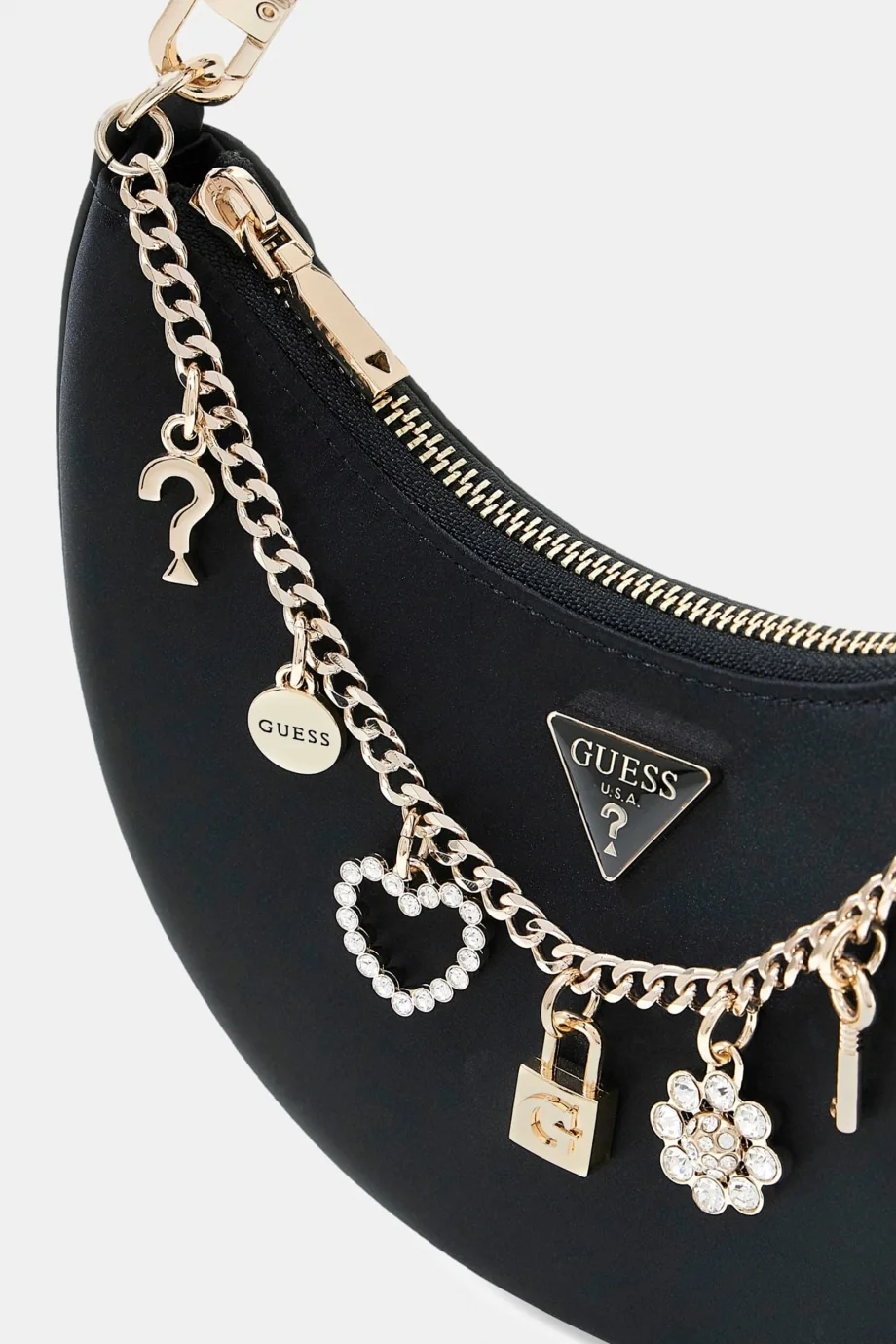 Guess Tasmin Mini Kadın Siyah Omuz Çantası HWES9931720-BLA