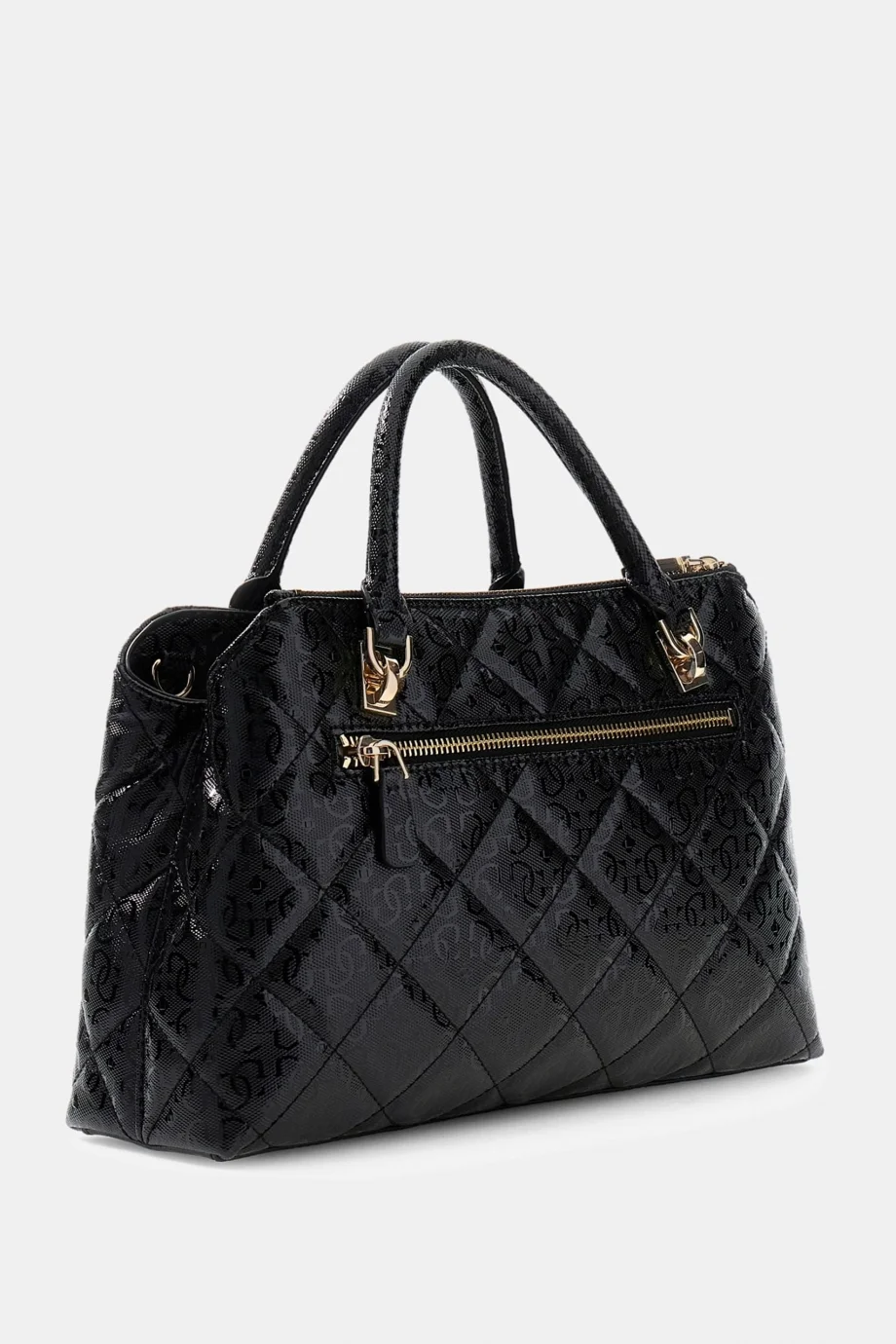 Guess Libby 2 Bölmeli Kadın Siyah El Çantası HWGG9912060-BLA