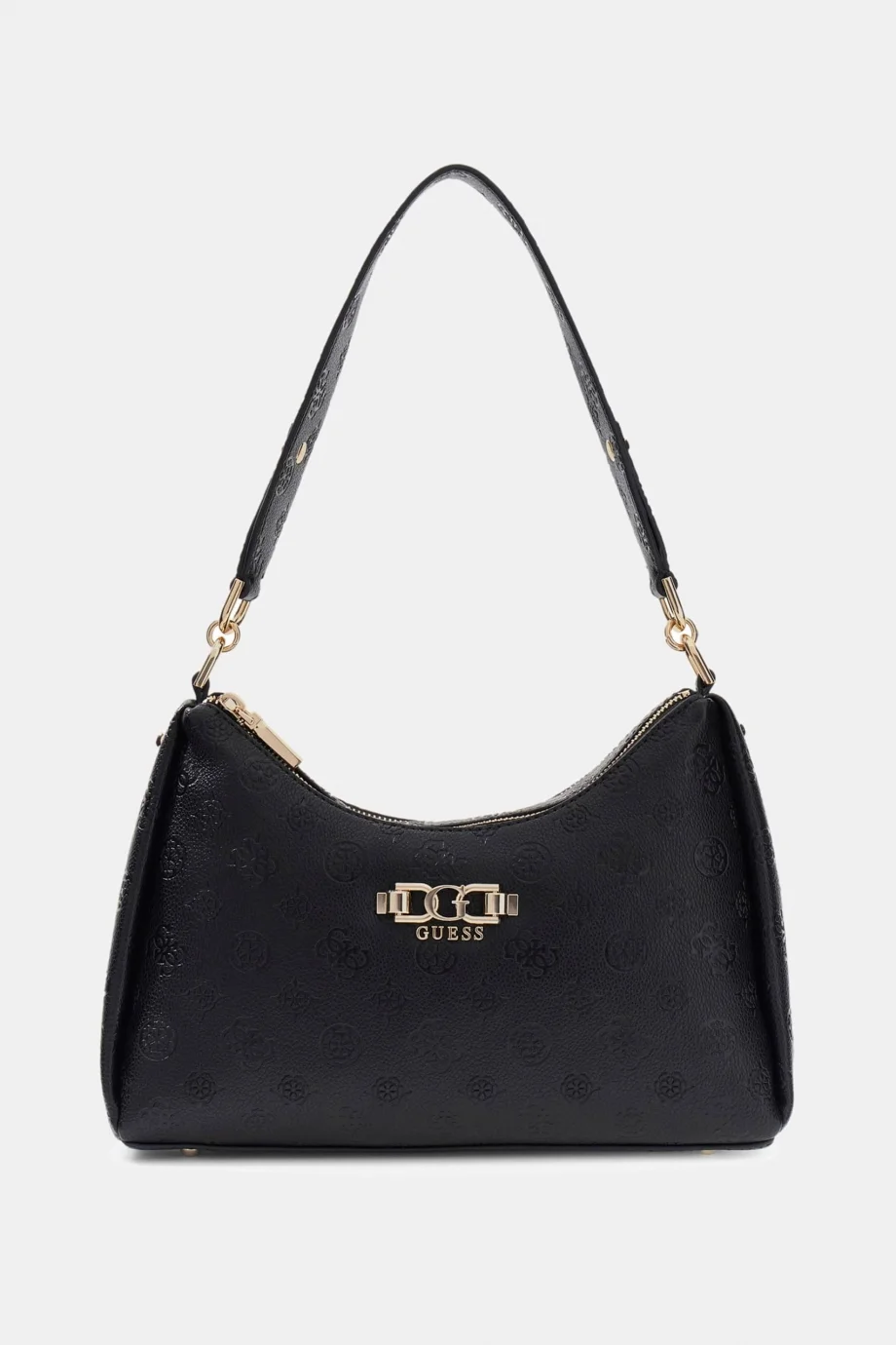 Guess Anise Çift Fermuarlı Kadın Siyah Omuz Çantası HWPD9916180-BLO