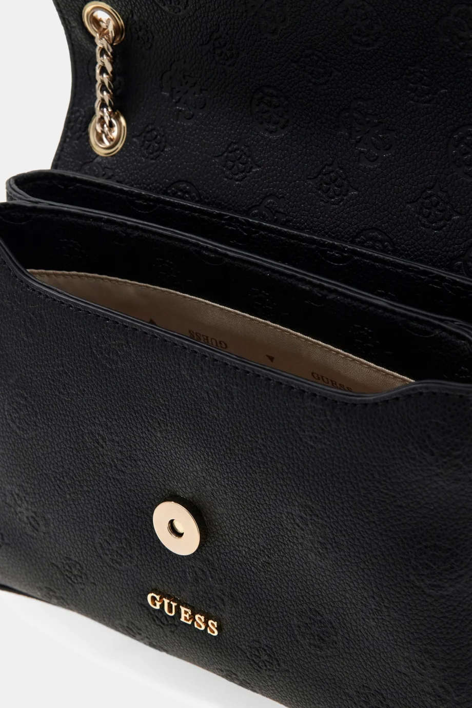 Guess Anise Dönüştürülebilir Kapaklı Çapraz Askılı Kadın Siyah Omuz Çantası HWPD9916210-BLO