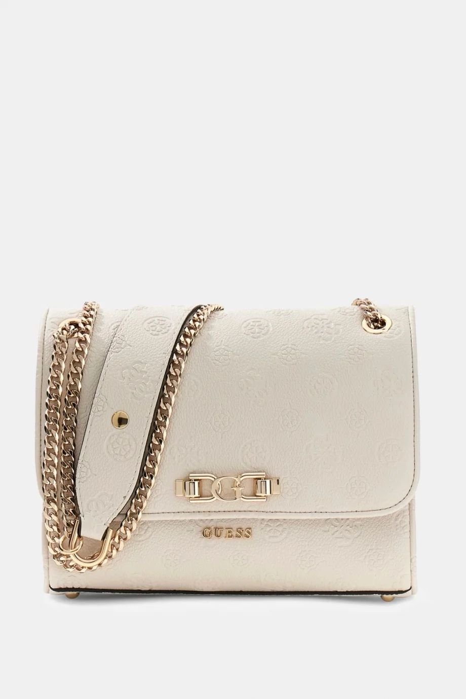 Guess Anise Dönüştürülebilir Kapaklı Çapraz Askılı Kadın Ekru Omuz Çantası HWPD9916210-STL