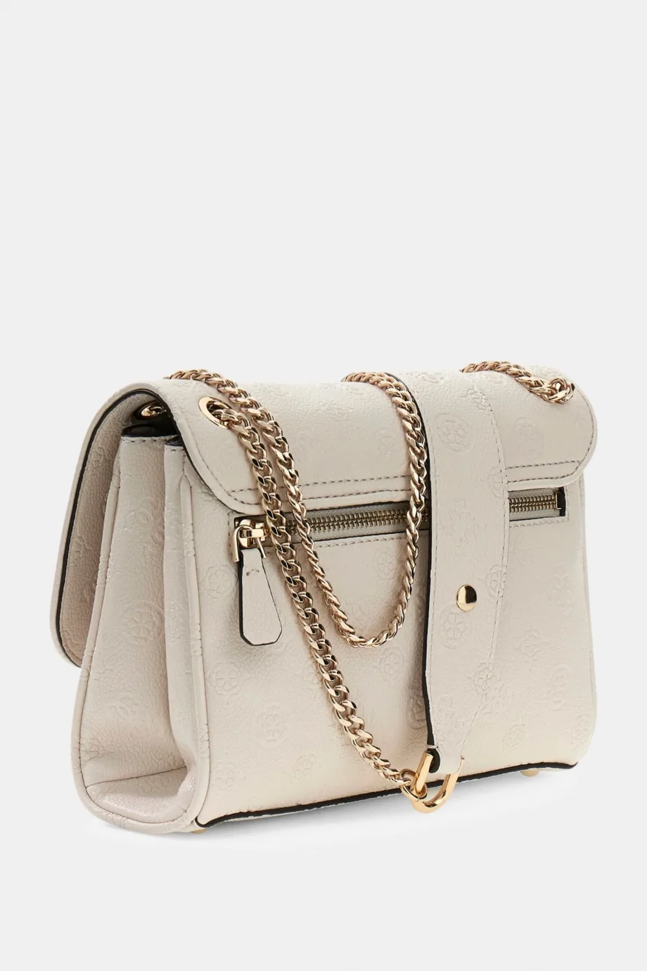 Guess Anise Dönüştürülebilir Kapaklı Çapraz Askılı Kadın Ekru Omuz Çantası HWPD9916210-STL