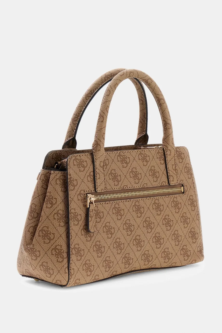 Guess Leona Logolu Küçük Çok Bölmeli Kadın Kahverengi El Çantası HWSG9917050-LTL