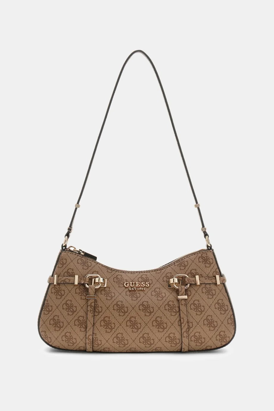 Guess Leona Logolu Kadın Kahverengi Omuz Çantası HWSG9917180-LTL