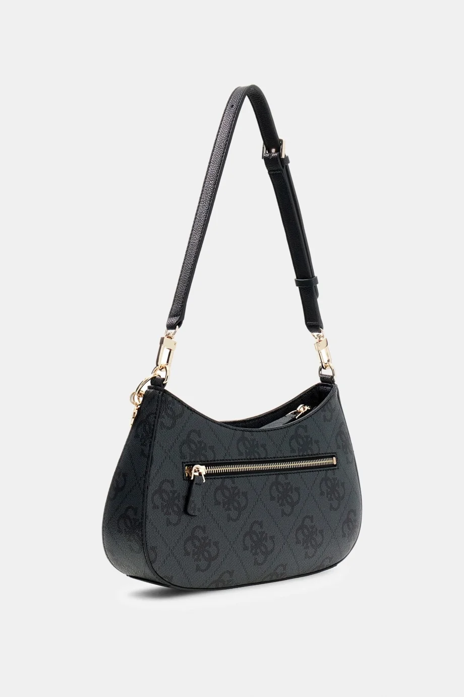 Guess Noelle II Üstten Fermuarlı Kadın Antrasit Omuz Çantası HWSS9672180-CLO