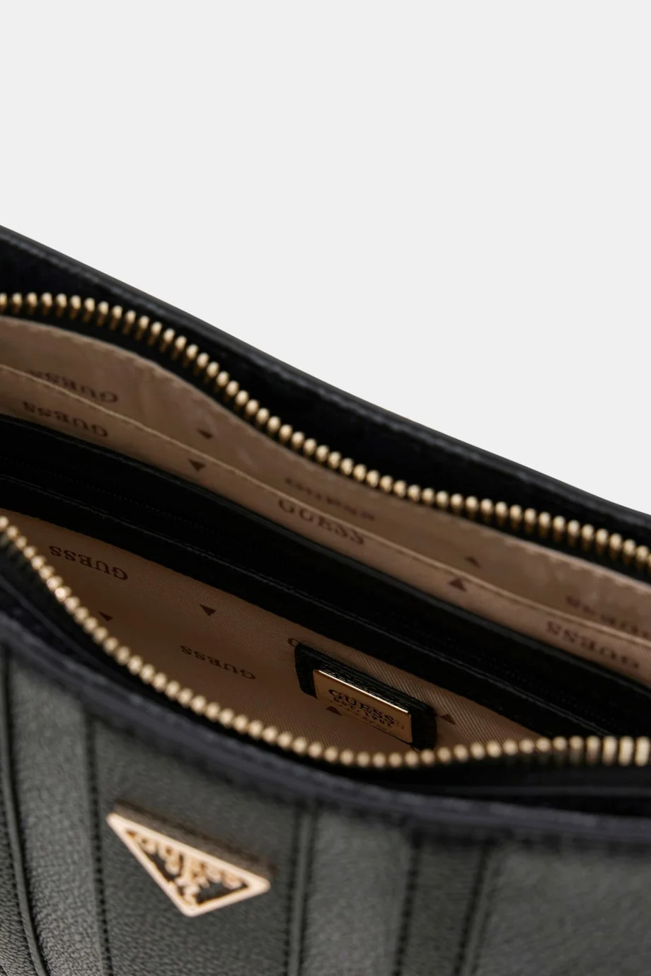 Guess Noelle II Üstten Fermuarlı Kadın Antrasit Omuz Çantası HWSS9672180-CLO