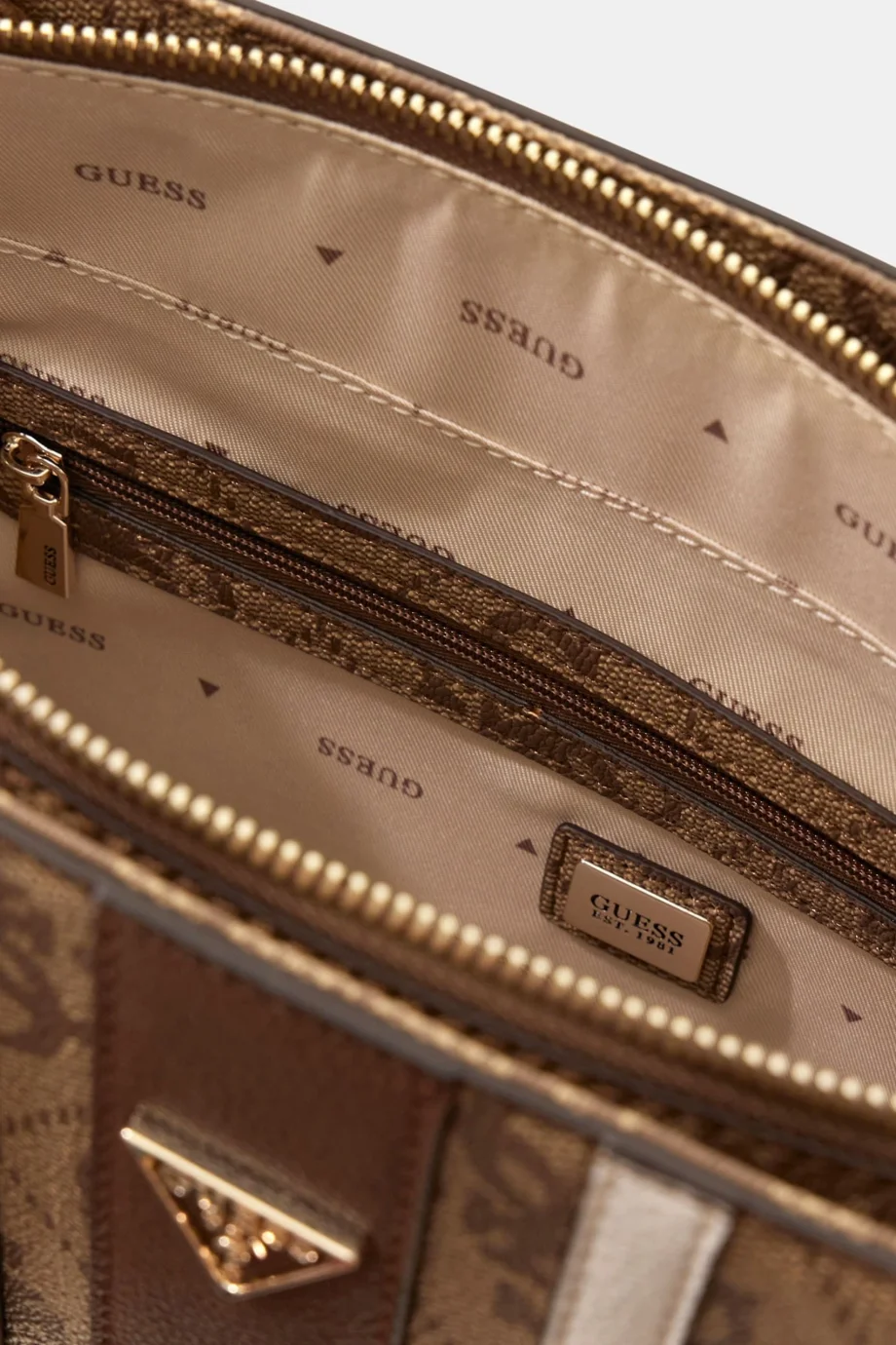 Guess Noelle II Kadın Kahverengi El Çantası HWSS9672250-LGW