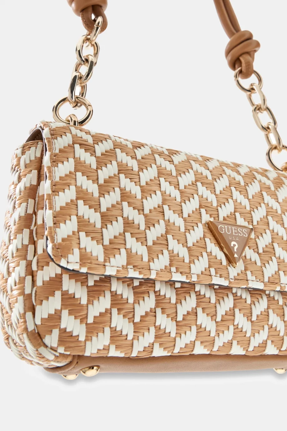 Guess Tessi Kapaklı Kadın Kahverengi Omuz Çantası HWWG7691190-CGM