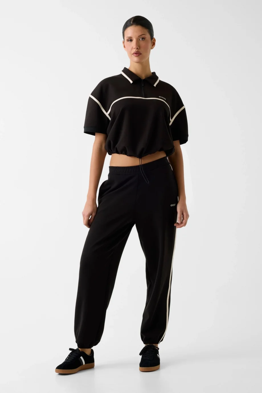 Guess Jasmine Kadın Siyah Eşofman Altı V6GB02K2915-JBLK