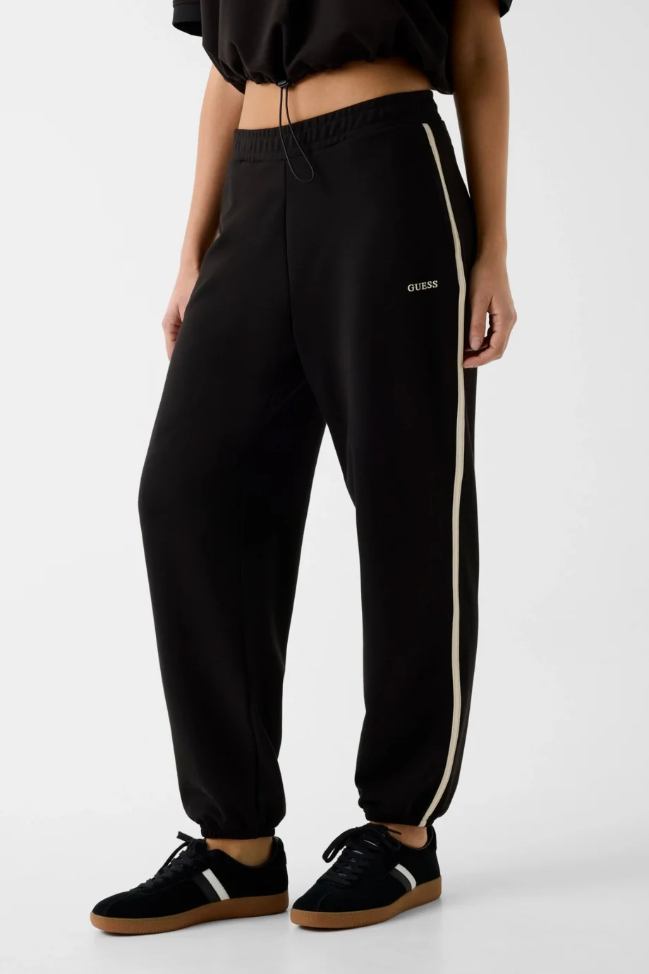 Guess Jasmine Kadın Siyah Eşofman Altı V6GB02K2915-JBLK