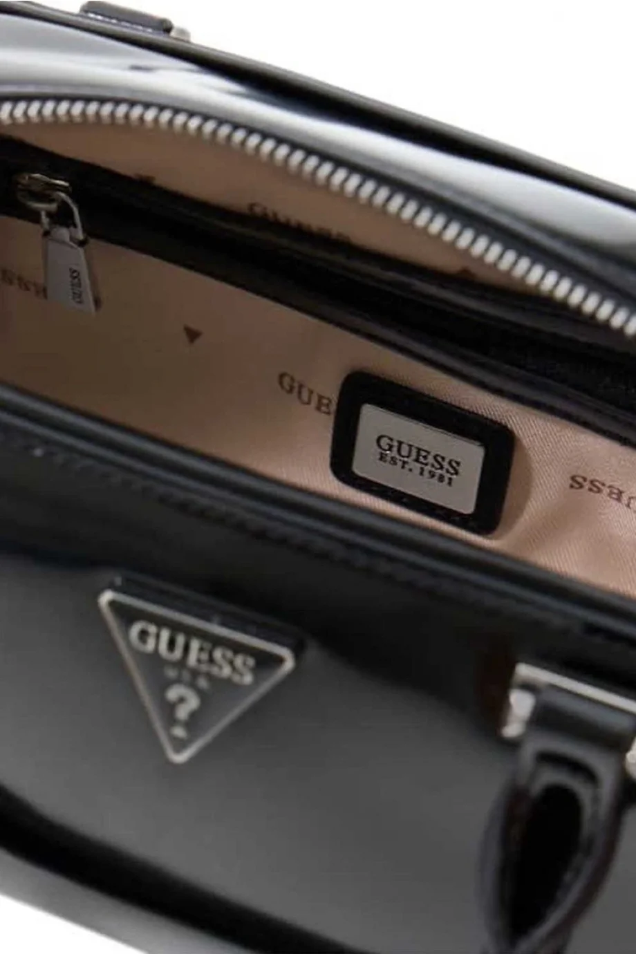 Guess Arnela II Mini Kadın Siyah El Çantası HWNY9723740-BLA