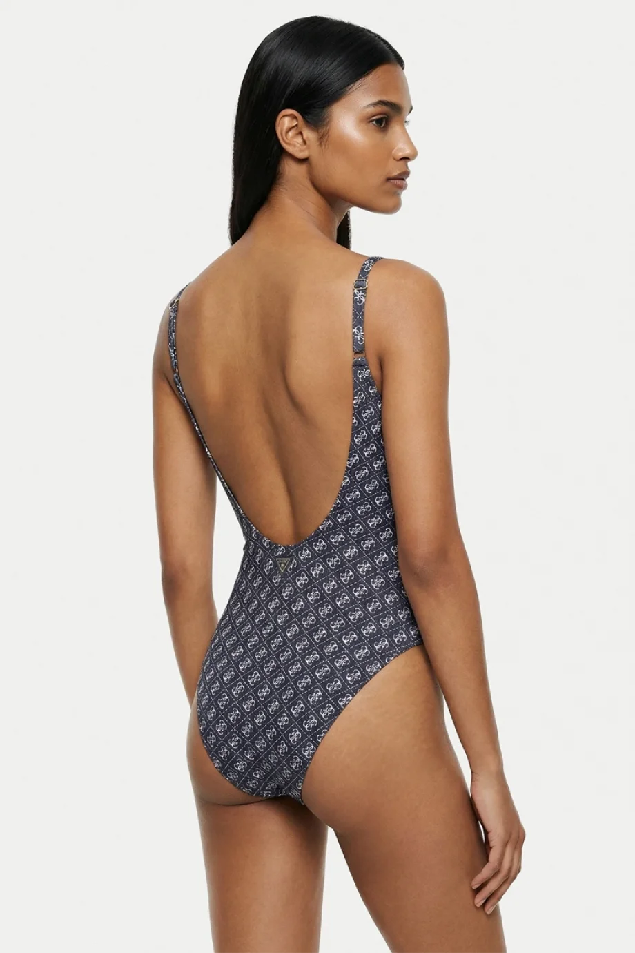 Guess 4G Tek Parça Kadın Mavi Mayo E6GJ47KCBJ0-P7WY