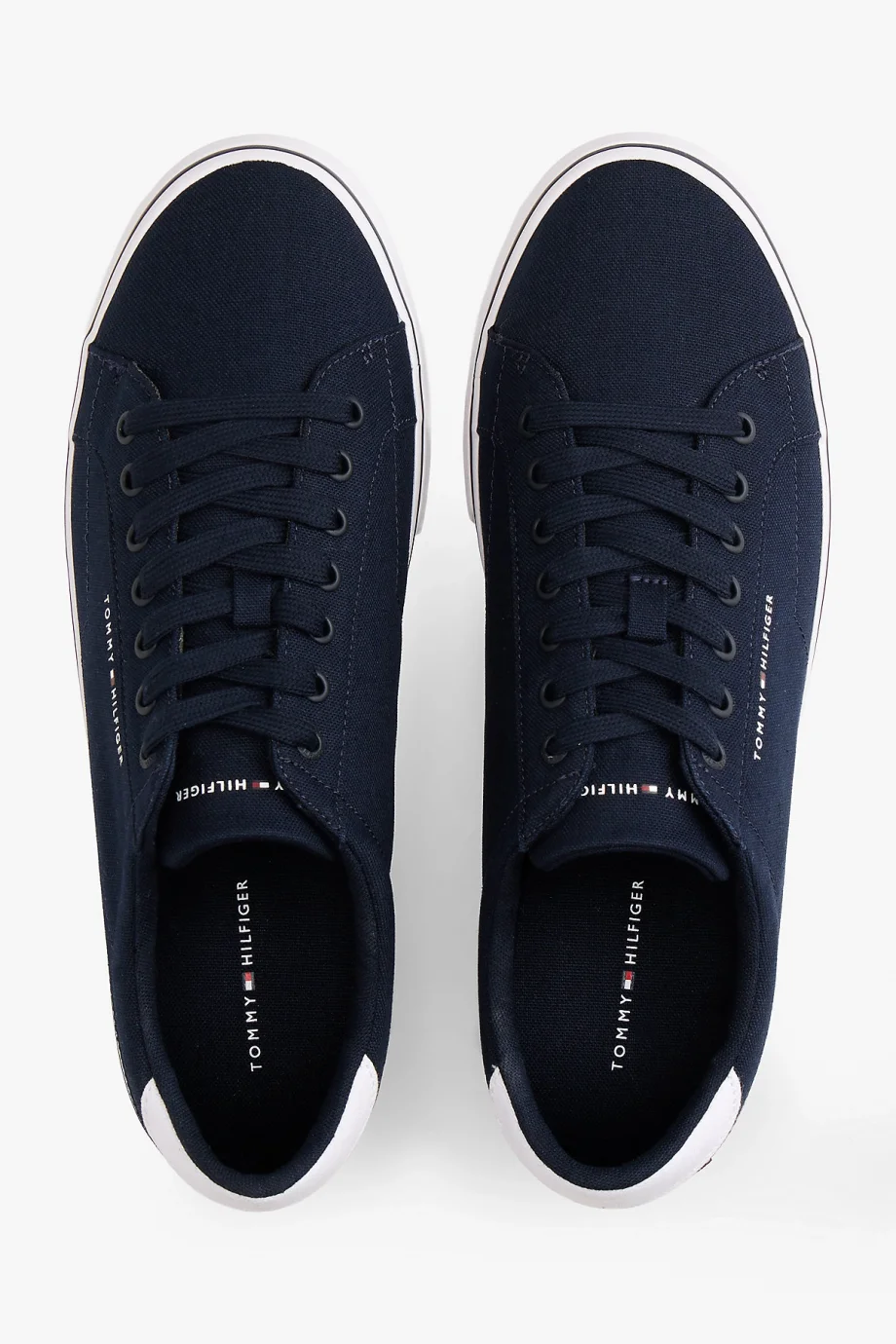 Tommy Hilfiger Vulc Core Uzun Bağcıklı Erkek Mavi Sneaker FM0FM05688DW5