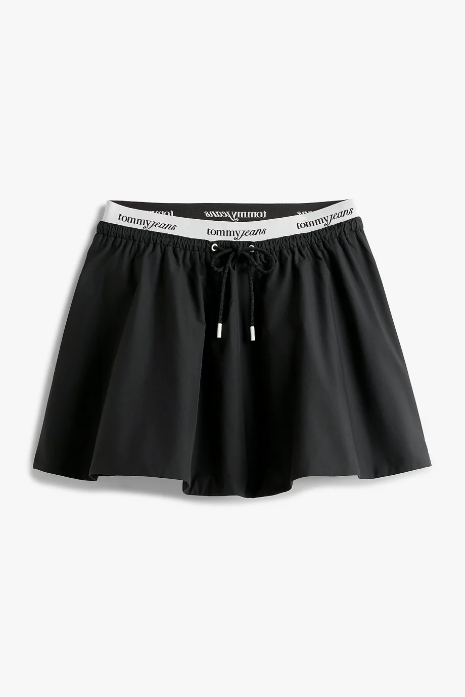 Tommy Hilfiger TJW Bel Bandı Detaylı Poplin Kadın Siyah Etek DW0DW22299BDS