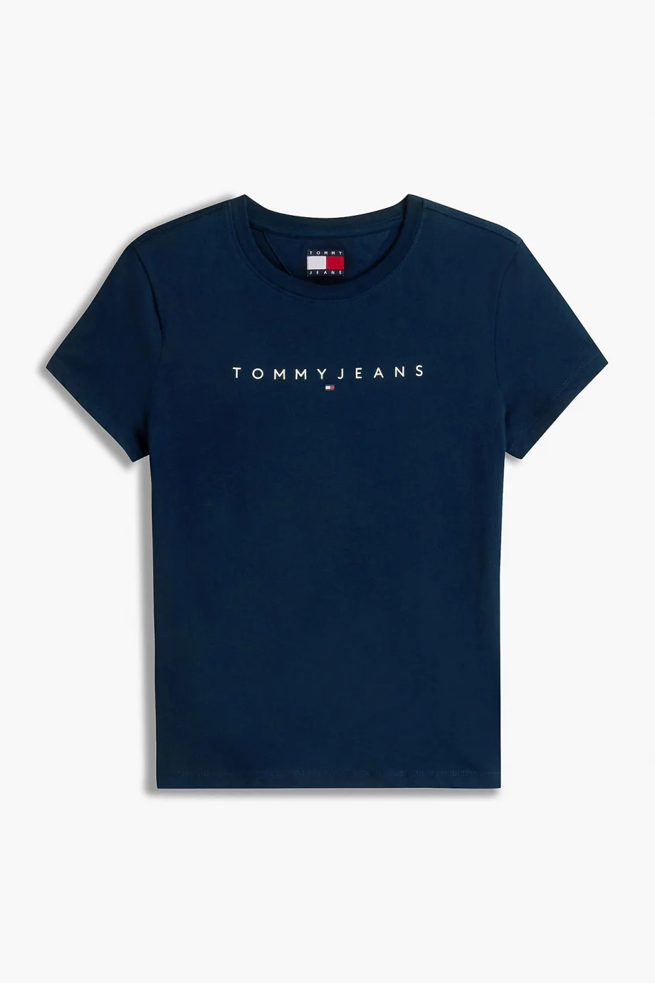 Tommy Hilfiger TJW Dar Kesim Lineer Kadın Mavi T-shirt DW0DW183980G0