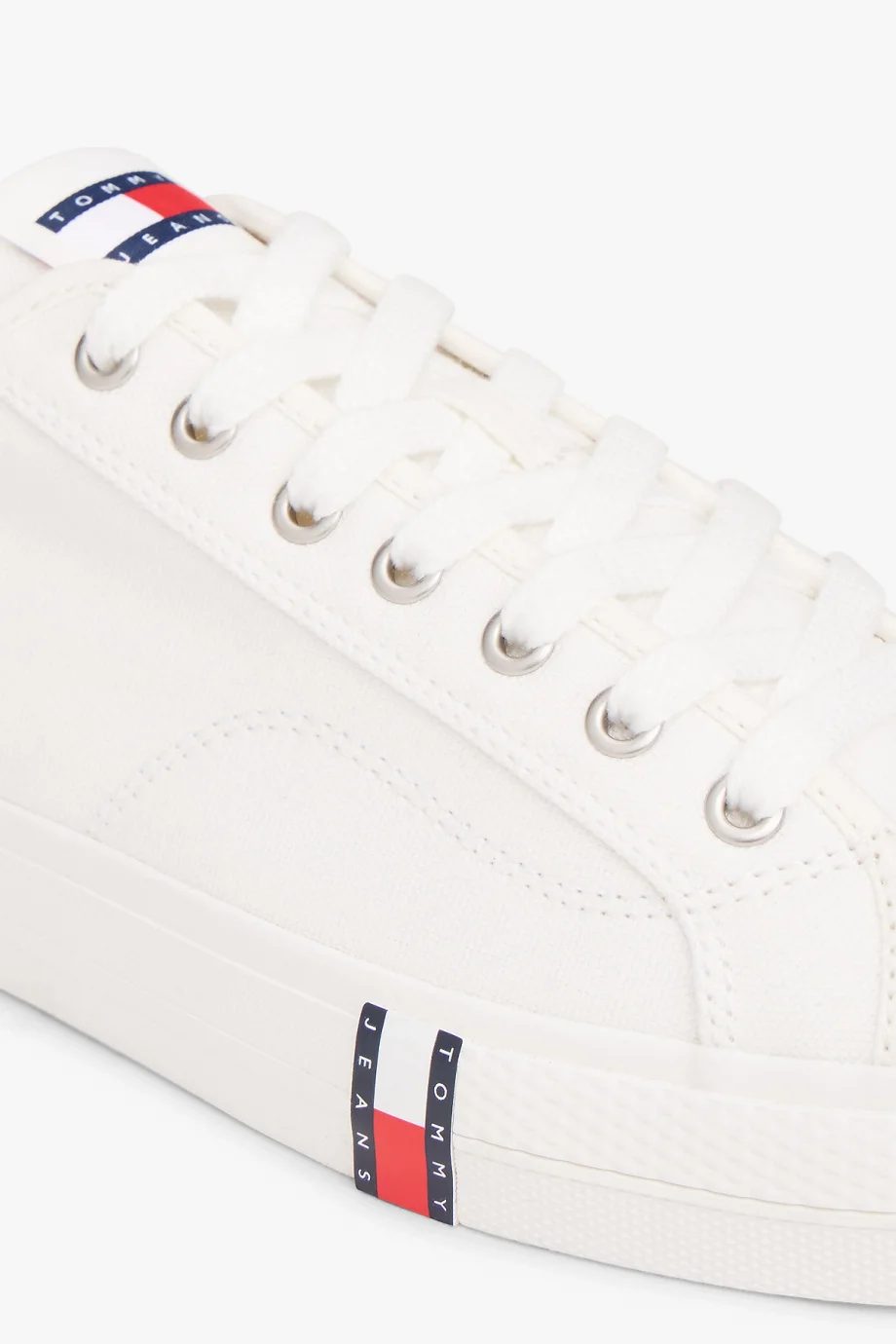 Tommy Hilfiger Arşiv Vulkanize Y2K Erkek Beyaz Sneaker EM0EM01674YBL