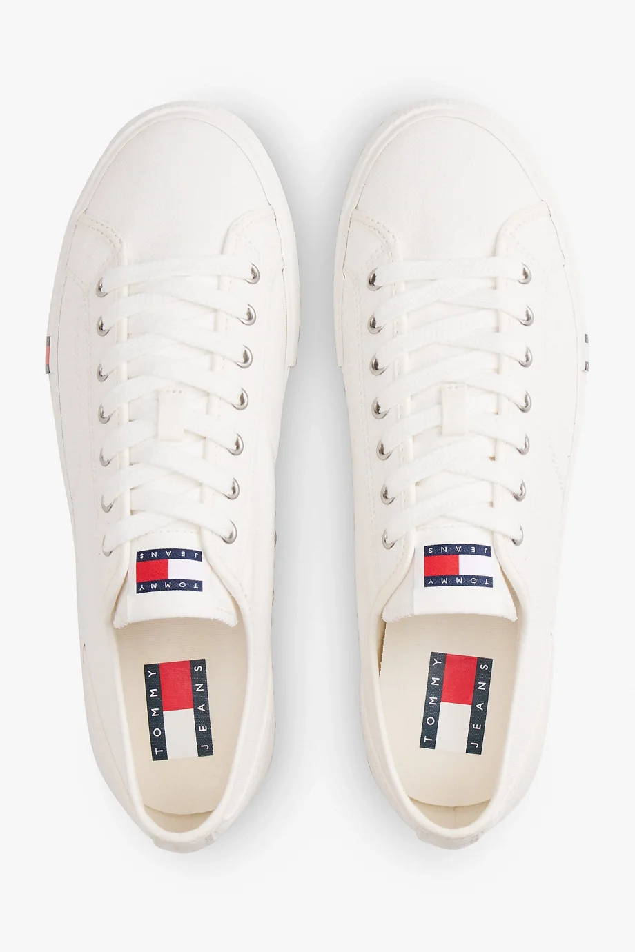 Tommy Hilfiger Arşiv Vulkanize Y2K Erkek Beyaz Sneaker EM0EM01674YBL