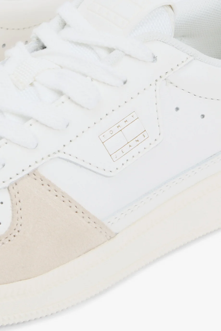 Tommy Hilfiger The Greenwich Edge Deri Kadın Beyaz Sneaker EN0EN0298801V