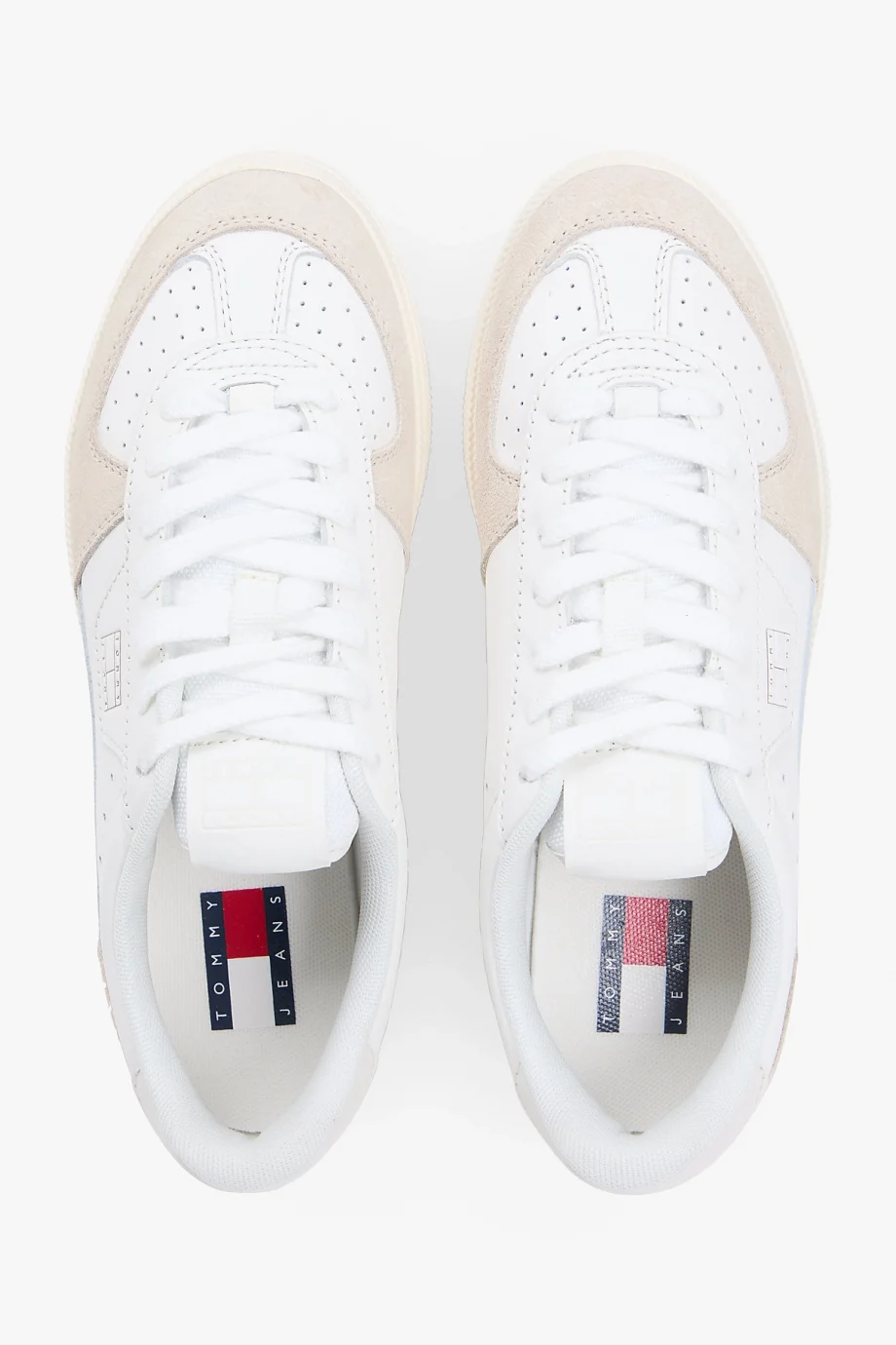 Tommy Hilfiger The Greenwich Edge Deri Kadın Beyaz Sneaker EN0EN0298801V