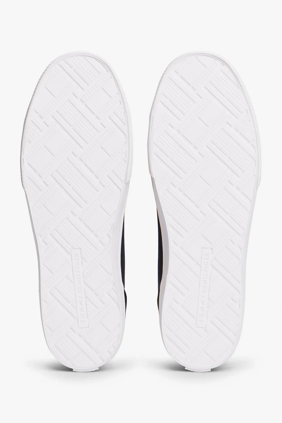 Tommy Hilfiger TH Düşük Profilli Vulkanize Kanvas Kadın Mavi Sneaker FW0FW09102DW6