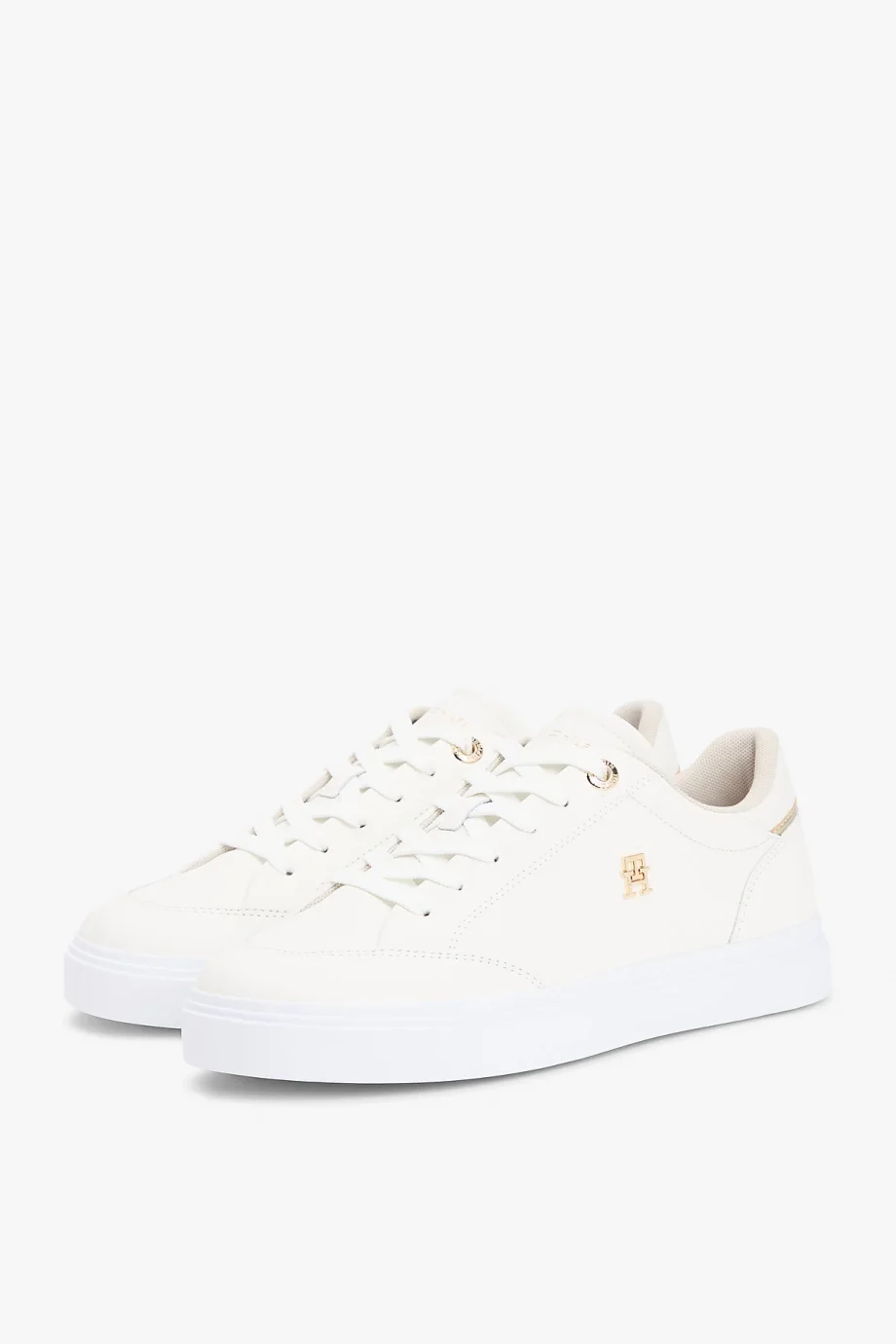 Tommy Hilfiger TH Chic Cupsole Kadın Beyaz Sneaker FW0FW09106YBL