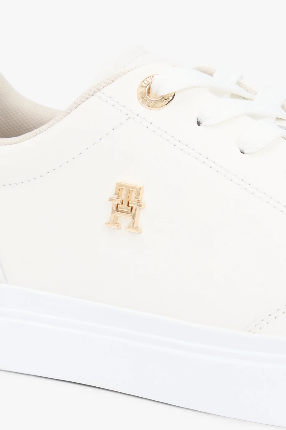 Tommy Hilfiger TH Chic Cupsole Kadın Beyaz Sneaker FW0FW09106YBL