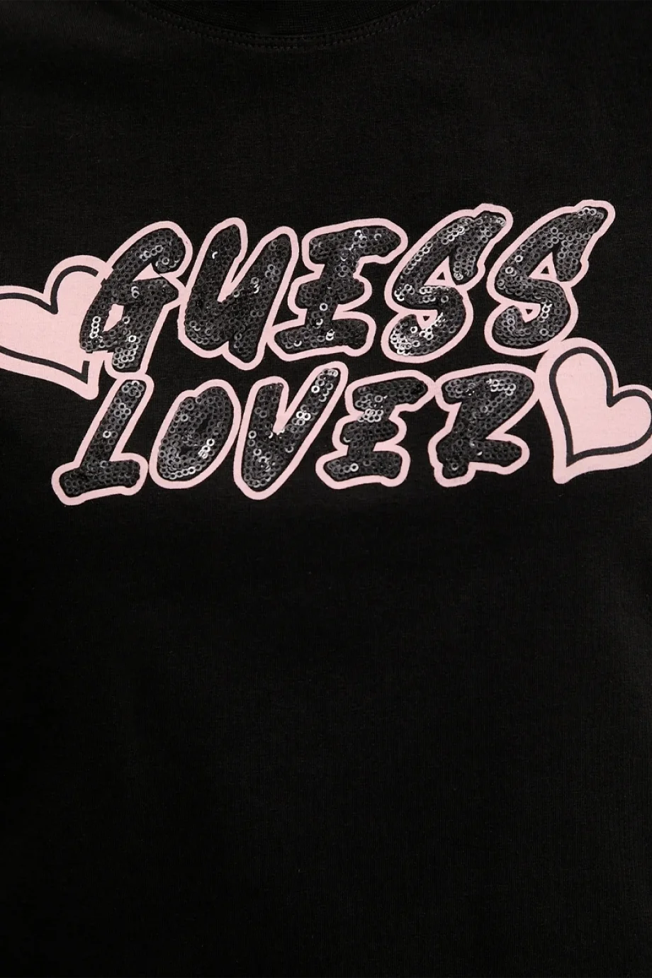 Guess Fosca Kadın Siyah Aktif Boxy Fit Crop V5BI06J1314-JBLK