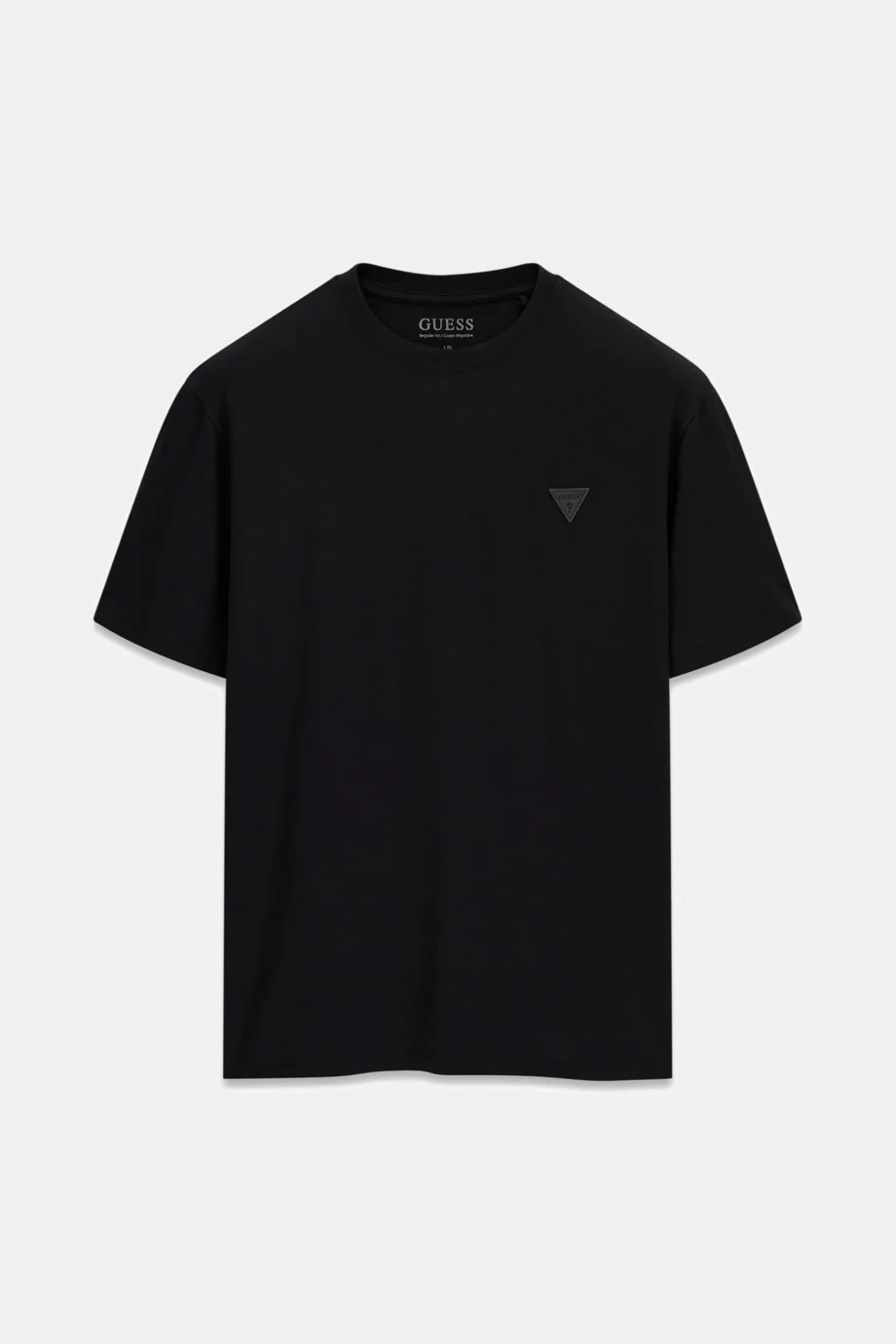 Guess Bisiklet Yaka Kısa Kollu Küçük Yamalı Pamuklu Modal Erkek Siyah T-shirt M6GI21K3053-JBLK