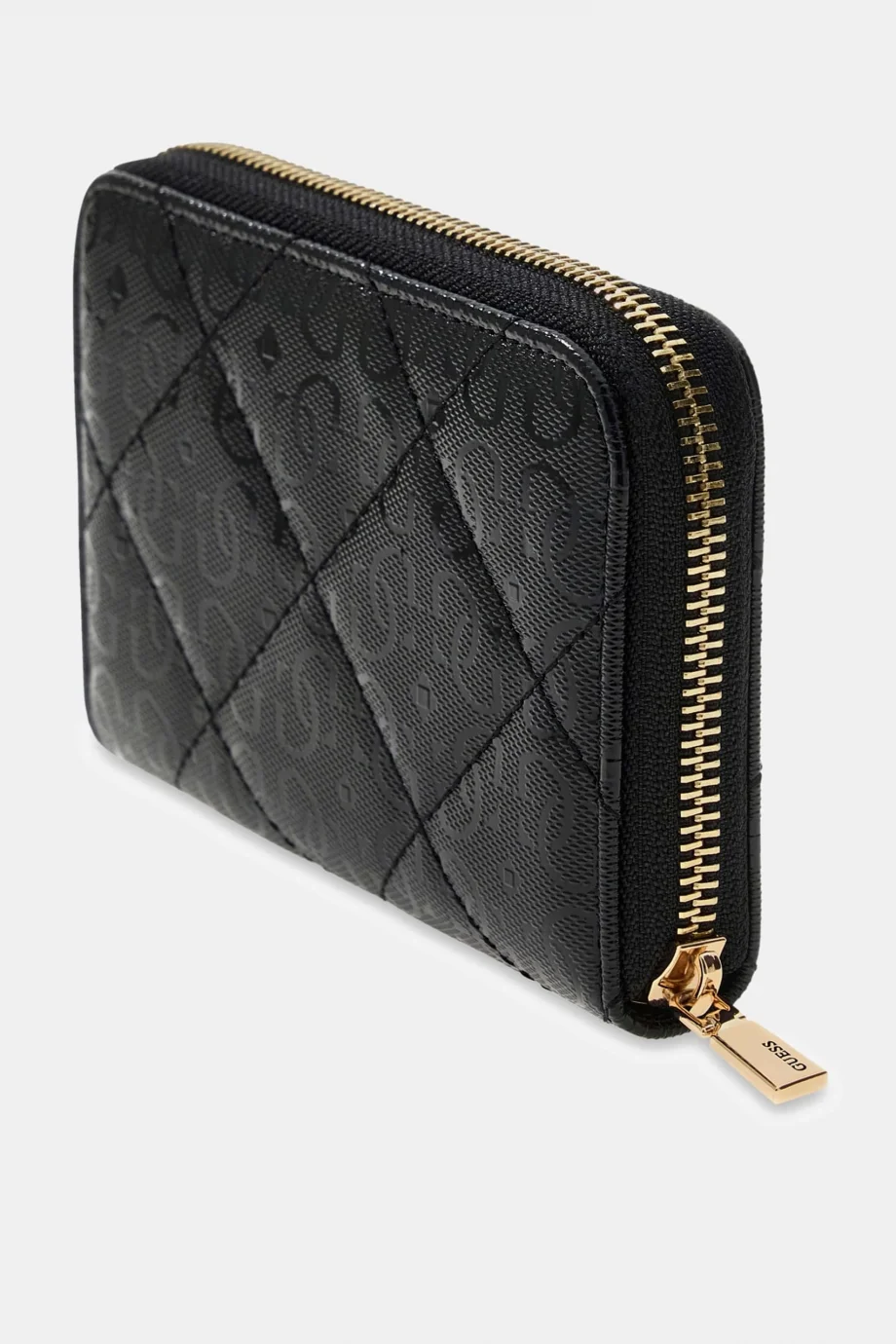 Guess Libby Orta Boy Fermuarlı Kadın Siyah Cüzdan SWGG9912140-BLA