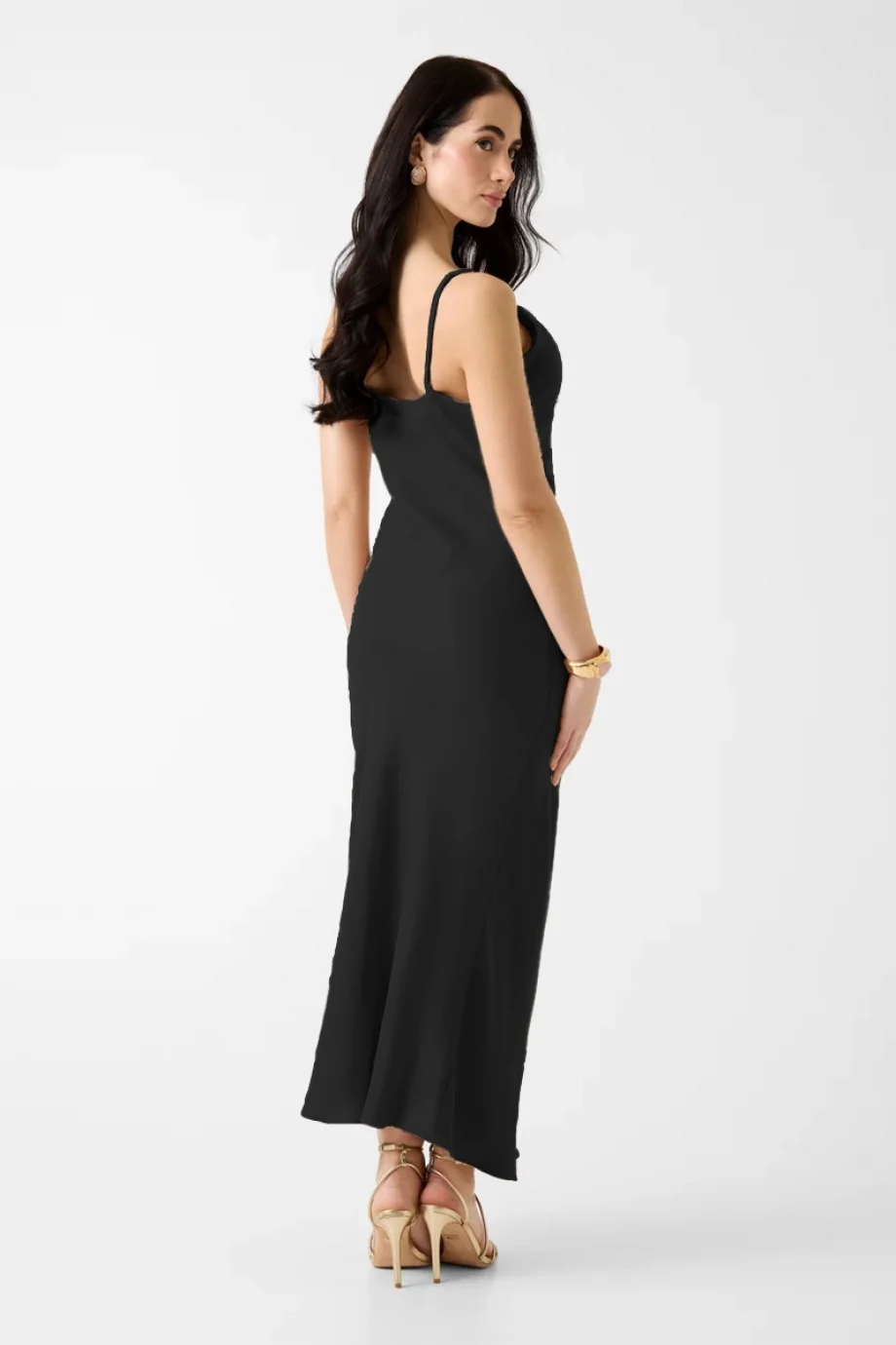 Guess Akilina Kadın Siyah Elbise W6GK94W2266-JBLK