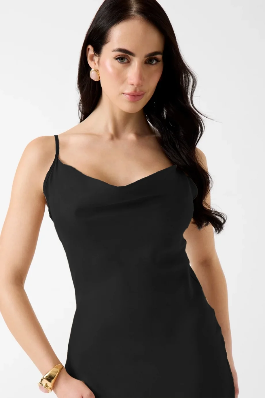 Guess Akilina Kadın Siyah Elbise W6GK94W2266-JBLK