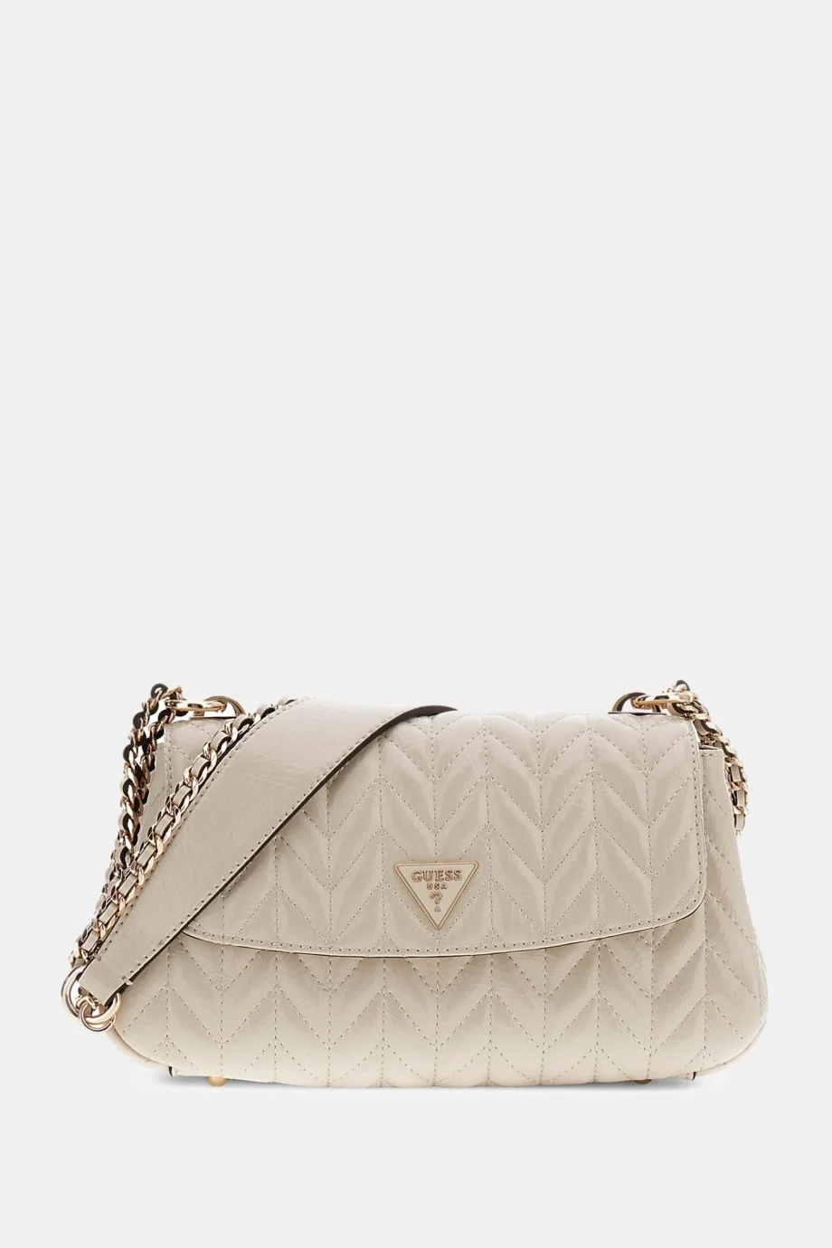 Guess Cheryl Dönüştürülebilir Kapaklı Kadın Krem Omuz Çantası HWTQ9720210-STO