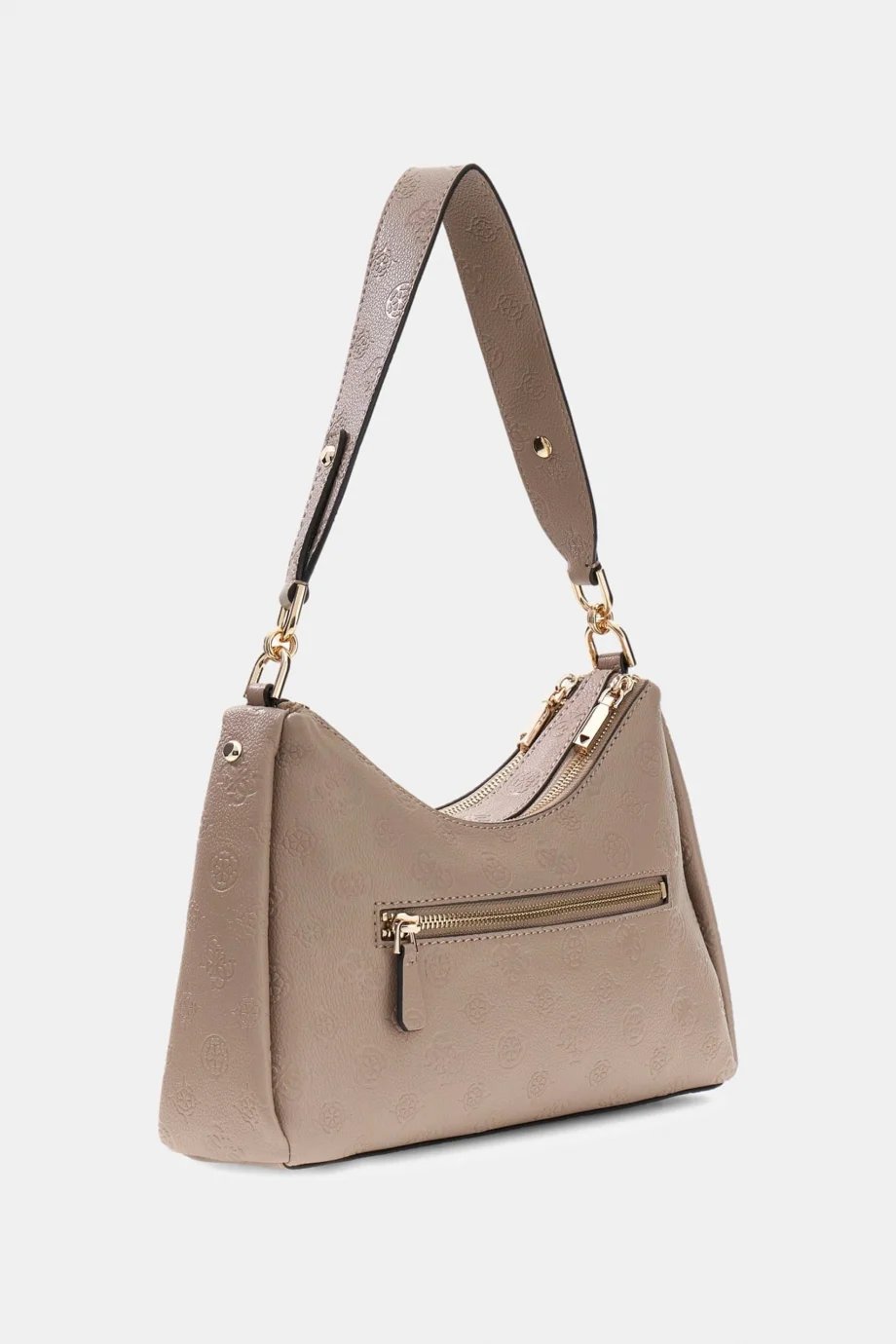 Guess Anise Çift Fermuarlı Kadın Siyah Omuz Çantası HWPD9916180-DKO