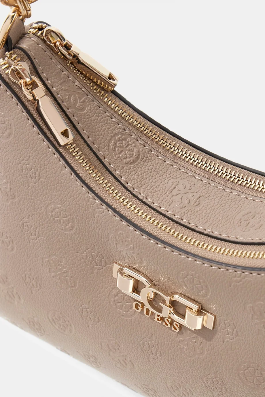 Guess Anise Çift Fermuarlı Kadın Siyah Omuz Çantası HWPD9916180-DKO