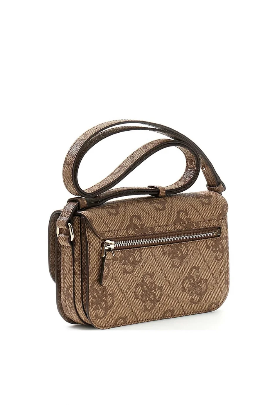 Guess Janie Logolu Dönüştürülebilir Kapaklı Kadın Kahverengi El Çantası HWOS9924210-LTL