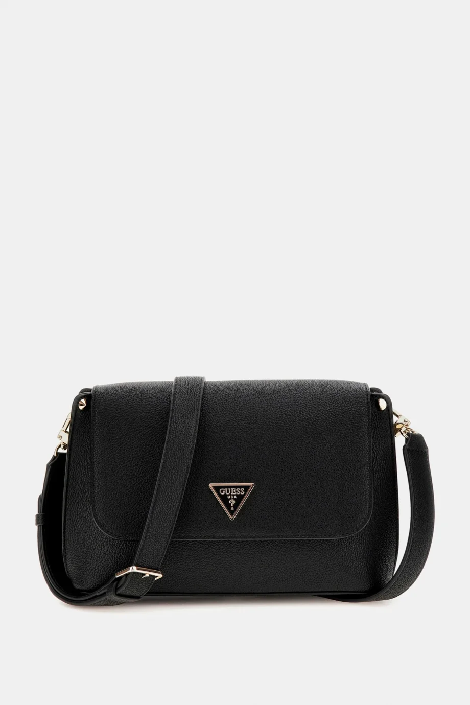 Guess Meridian II Kapaklı Kadın Siyah Çapraz Çanta HWBG6974200-BLA