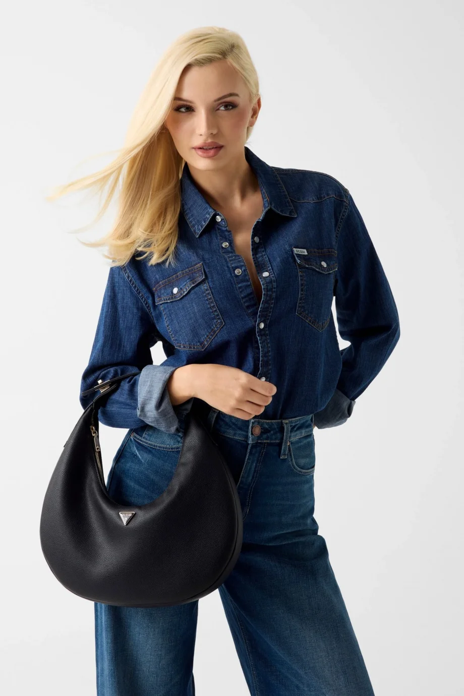 Guess Evie Kadın Siyah El Çantası HWBG9664020-BLA