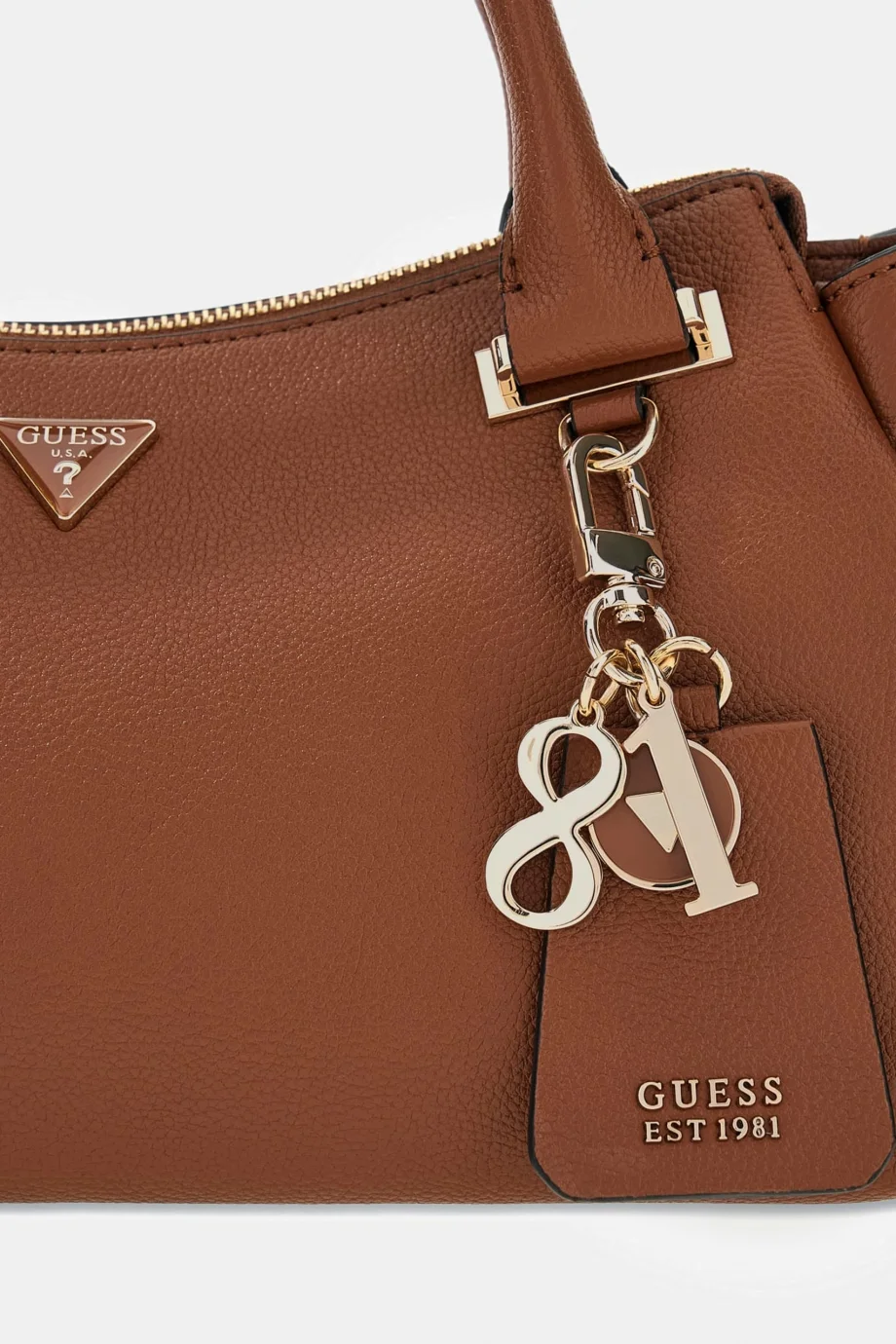 Guess Evie Üç Bölmeli Kadın Kahverengi El Çantası HWBG9664060-COG