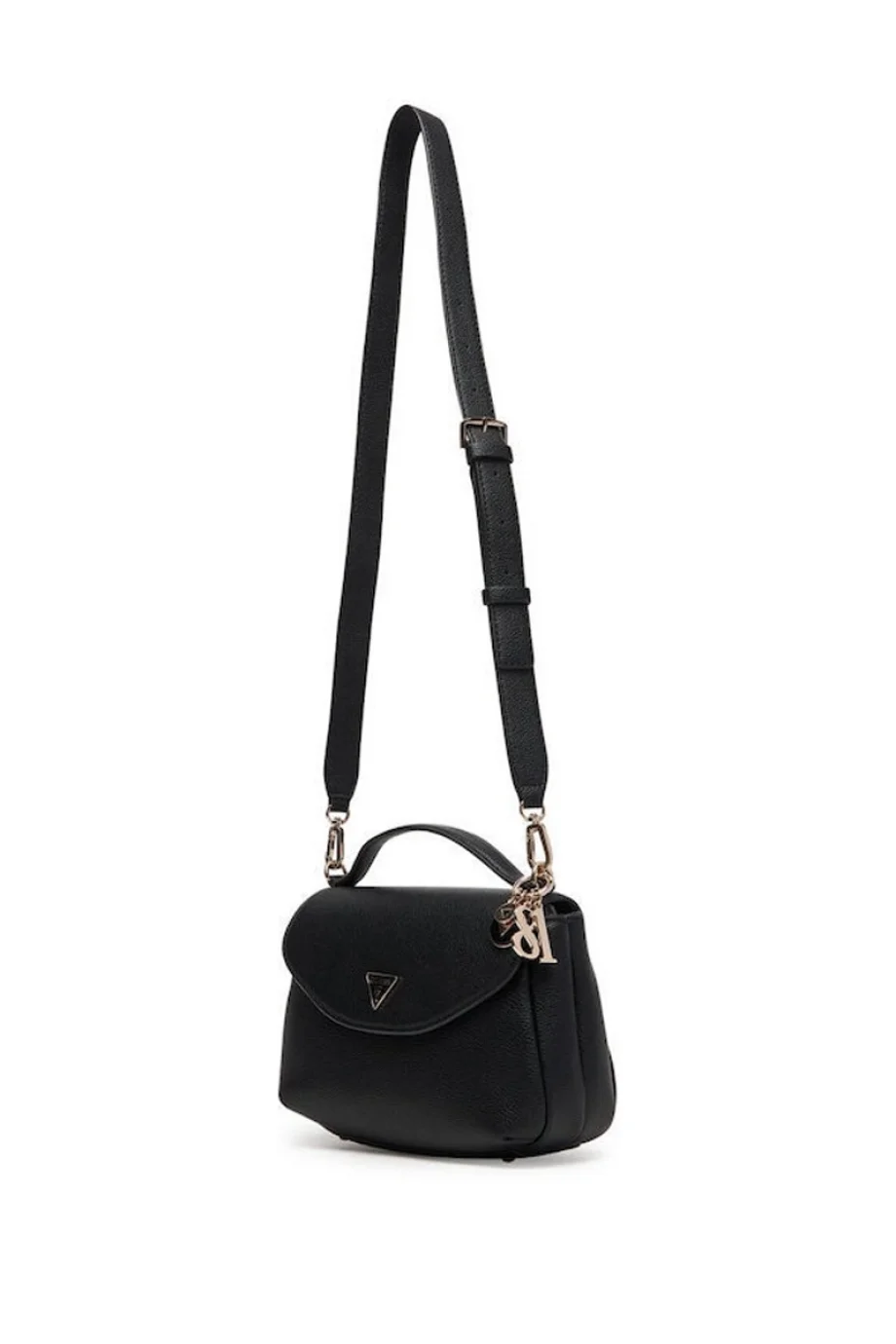 Guess Evie Üstten Saplı Kapaklı Kadın Siyah El Çantası HWBG9664200-BLA