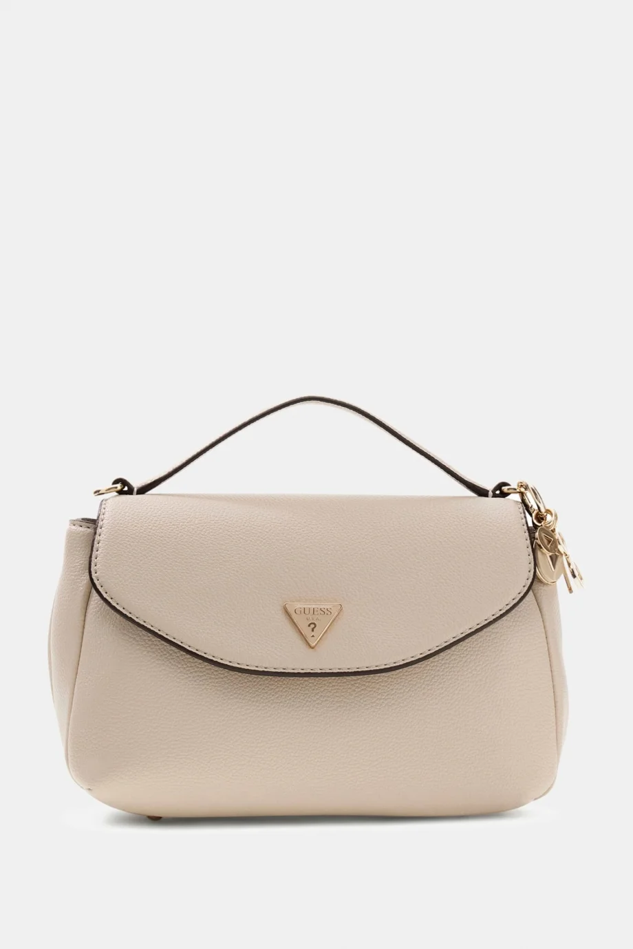 Guess Evie Üstten Saplı Kapaklı Kadın Bej El Çantası HWBG9664200-LTA