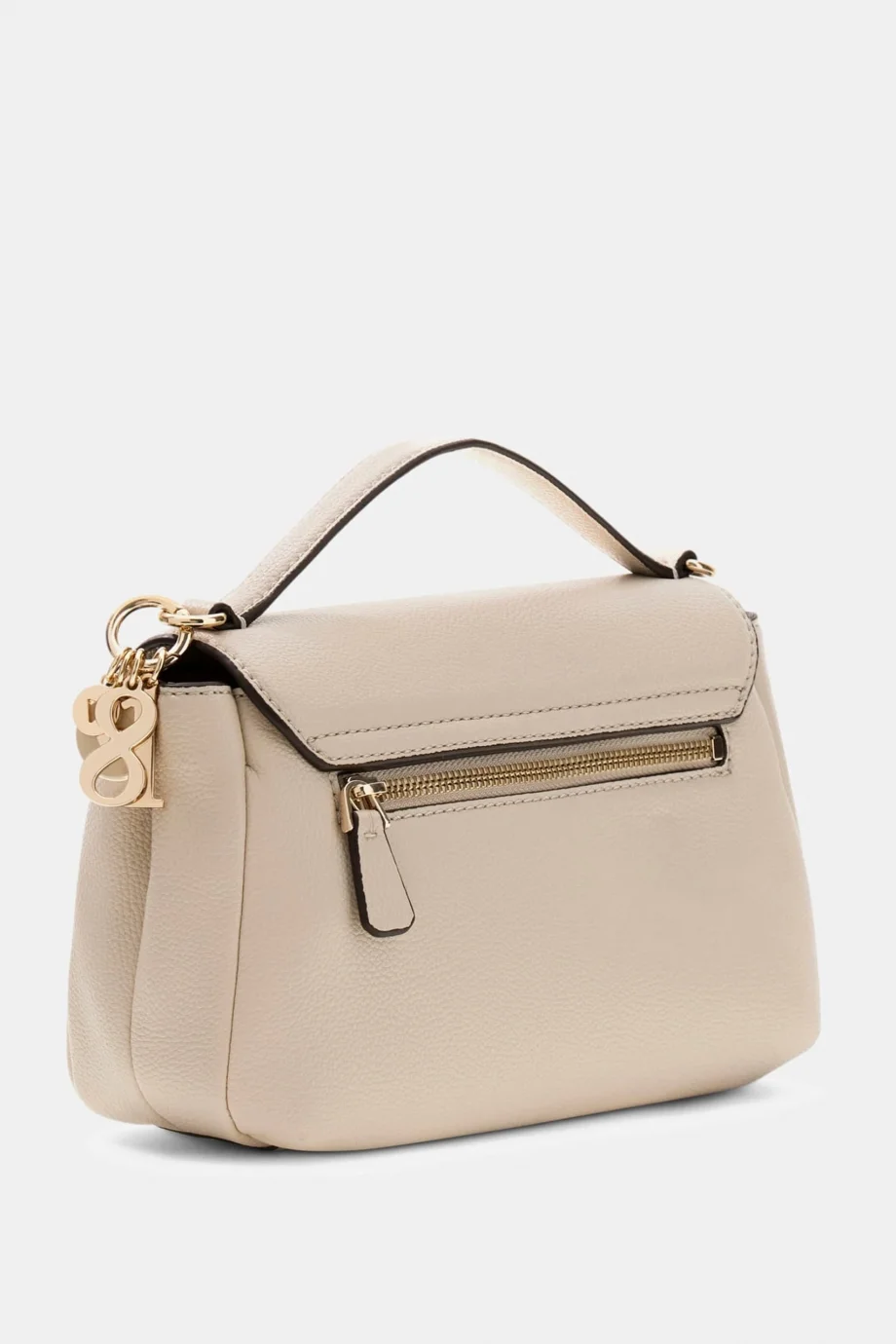 Guess Evie Üstten Saplı Kapaklı Kadın Bej El Çantası HWBG9664200-LTA